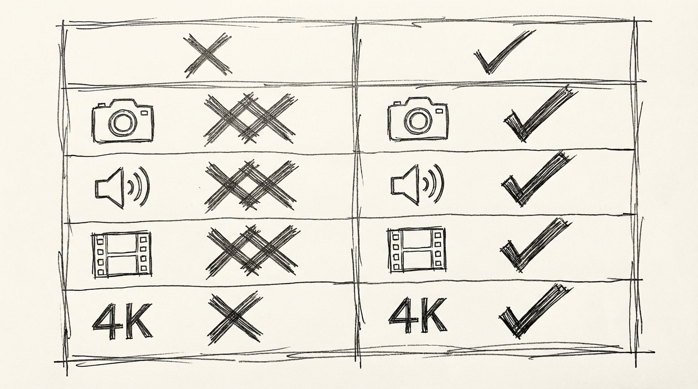 Comparación de funciones lado a lado de PixVerse V6 vs V5.6